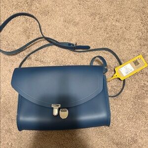 The Cambridge Satchel Company Navy Crossbody Bag - Brand New, Not Used